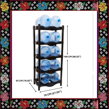 Rack para 10 garrafones.